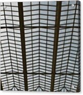 Symmetrical Glass Roof Acrylic Print