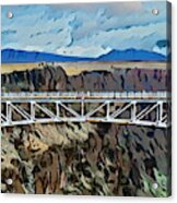 Taos Gorge Bridge Acrylic Print