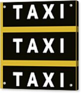 Taxi Acrylic Print