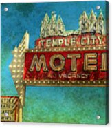 Temple City Motel Acrylic Print