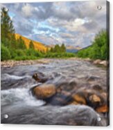 Ten Mile Creek Sunset Acrylic Print