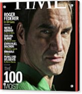 The 100 Most Influential People - Roger Federer Acrylic Print