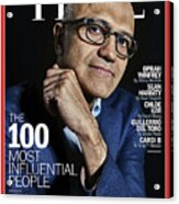 The 100 Most Influential People - Satya Nadella Acrylic Print