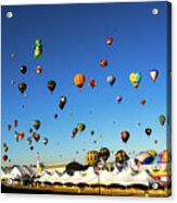Rise - Albuquerque Hot Air Balloon Festival. New Mexico Acrylic Print