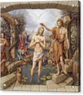 The Baptism Of Christ Acrylic Print