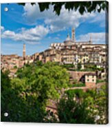 The Beautiful City Of Siena, Tuscany, Italy Acrylic Print