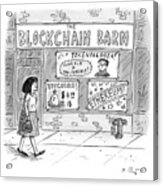 The Blockchain Barn Acrylic Print