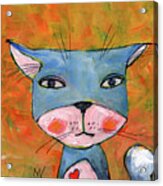 The Cat's Meow Acrylic Print