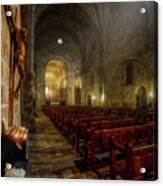The Church Of Leyre Monastery Acrylic Print
