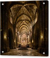 The Church Of Santa Maria De La Oliva Acrylic Print