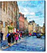 The City Of Edinburgh Acrylic Print