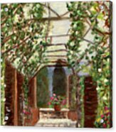 The Count's Courtyard Acrylic Print