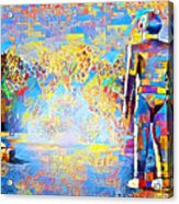 The Day The Earth Stood Still In Contemporary Vibrant Happy Color Motif 20200502 Acrylic Print