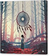 The Dreamcatcher Of The Mysterious Forest Acrylic Print