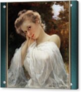 The Dreamer By Louis Marie De Schryver Remastered Xzendor7 Fine Art Classical Reproductions Acrylic Print