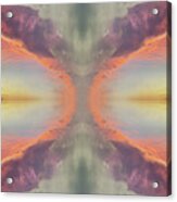 The Eyes Of God - Mirrored Cloudscape Abstract Acrylic Print