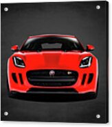 The F-type Face Acrylic Print
