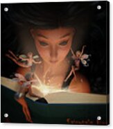 The Fairy Book Acrylic Print