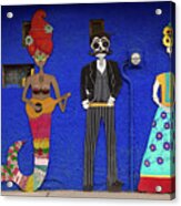 The Festive Dead Souls Of Sayulita Acrylic Print