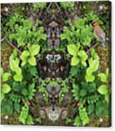 The Forest Floorist #1 With Critters Acrylic Print