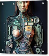 The Future Of Ai 02 Robot Woman Acrylic Print