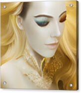 The Golden Goddess Elohania Acrylic Print
