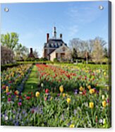 The Governor's Palace In Spring Acrylic Print