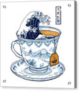 The Great Kanagawa Tea Acrylic Print