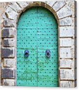 The Green Door Acrylic Print