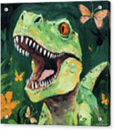 The Happy T-rex Acrylic Print