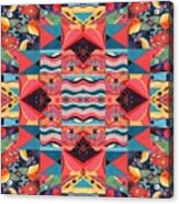 The Joy Of Design Mandala Series Puzzle 8 Arrangement 6 Acrylic Print