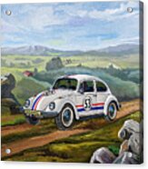 The Love Bug - Herbie Acrylic Print