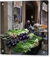 The Market In Palermo, Sicily Acrylic Print