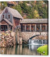 The Mill At Dogwood Canyon Park - Missouri Ozark Mountains Acrylic Print