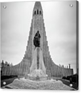 The Modern Church Of Reykjavik, Iceland Acrylic Print