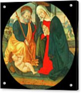 The Nativity Scene In 15th Century Acrylic Print