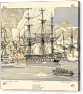 The Naval Battle Of Navarino 1827 - Artwork No.12 Acrylic Print