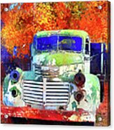 The Old Blind Truck Acrylic Print
