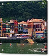 The Old Town Of Pasai Donibane Acrylic Print