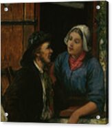 The Pilot And His Wife, 1881 Acrylic Print