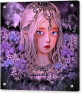 The Princess In The Rose Garden Acrylic Print