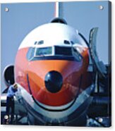 The Psa Smile Boeing 727 Acrylic Print