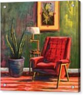 The Red Chair Acrylic Print