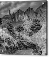The Road To Montserrat, Infrared Version Acrylic Print