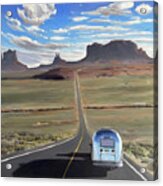 The Road To Monument Valley Acrylic Print