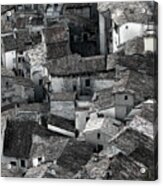 The Roofs Of Entrevaux Acrylic Print