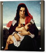 The Scarlet Letter By Hugues Merle Acrylic Print