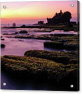 The Temple By The Sea - Tanah Lot Sunset, Bali Acrylic Print