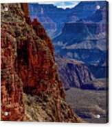 The South Kaibab Trail - Grand Canyon National Park, Usa Acrylic Print