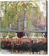 The Swan Boats Acrylic Print